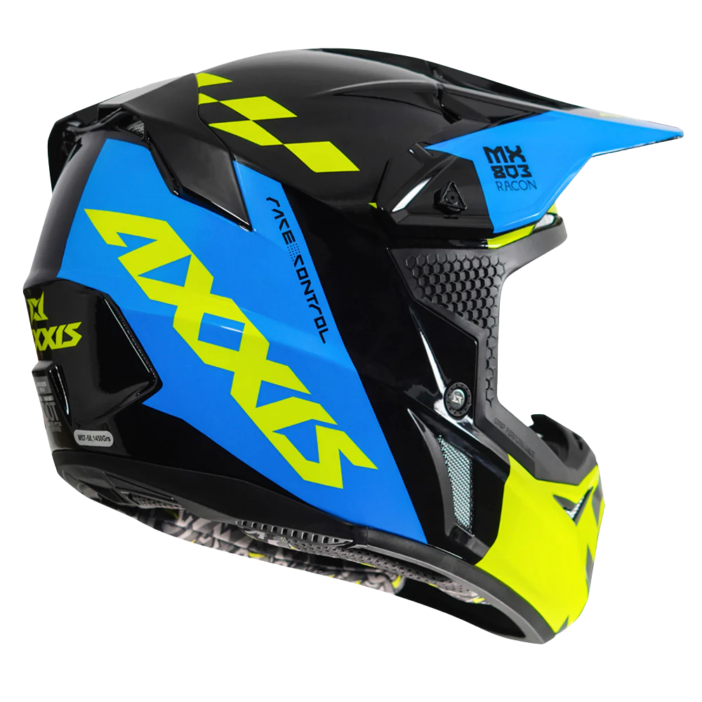 Axxis Wolf Racoon Gloss Motocross Helmet
