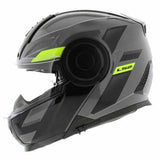 LS2 FF902 Max Nardo Grey Hi-Vis Yellow Helmet