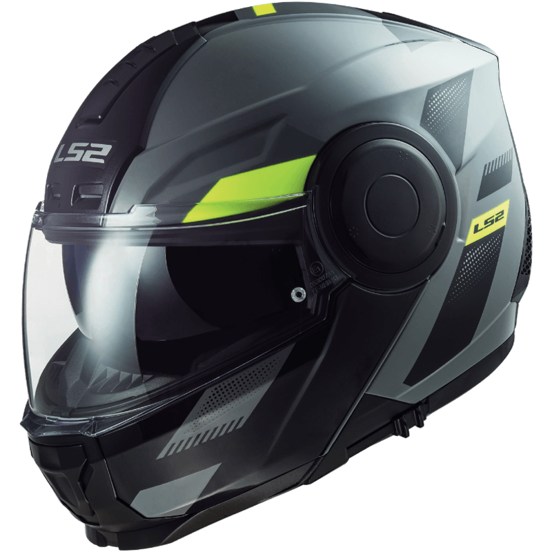 LS2 FF902 Max Nardo Grey Hi-Vis Yellow Helmet