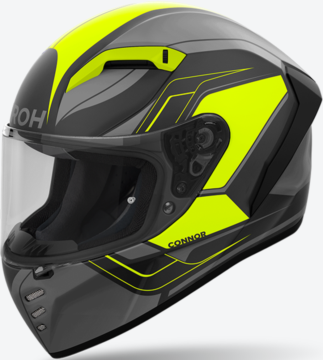 Airoh Connor Dunk Matt Helmet - Yellow