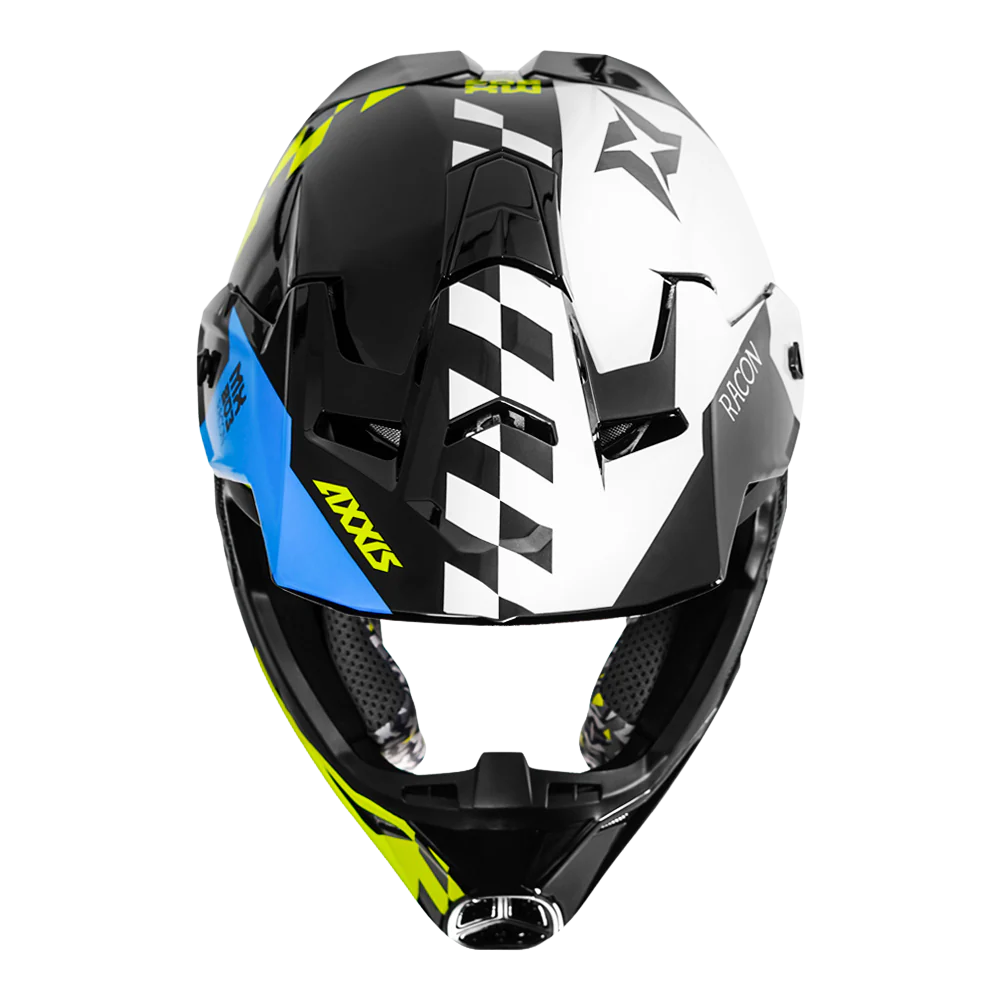 Axxis Wolf Racoon Gloss Motocross Helmet