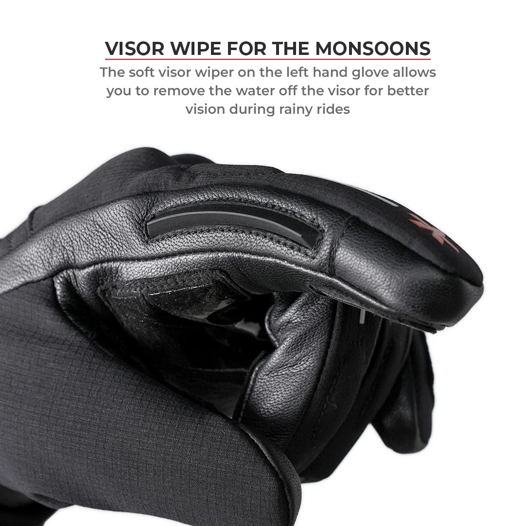 Viaterra Tundra V3 Waterproof/Winter Motorcycle Riding Gloves