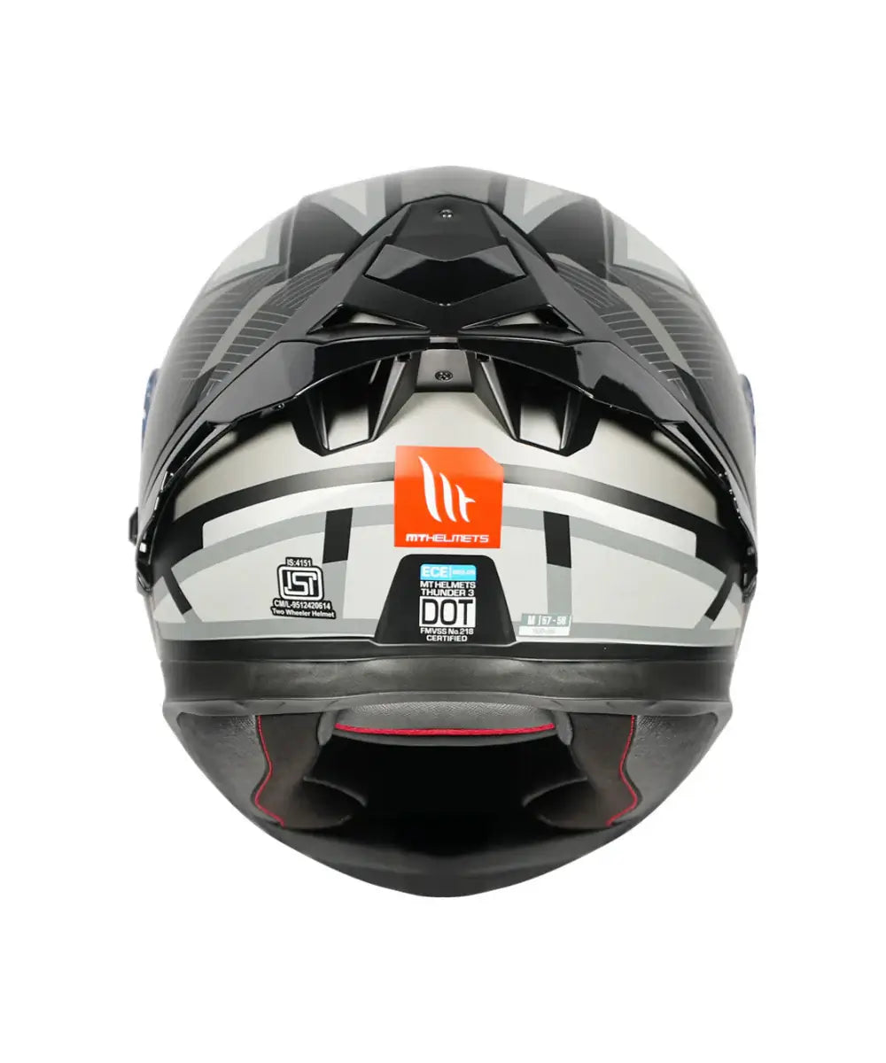 MT Thunder 3 Pro Nova Matt Grey Helmet