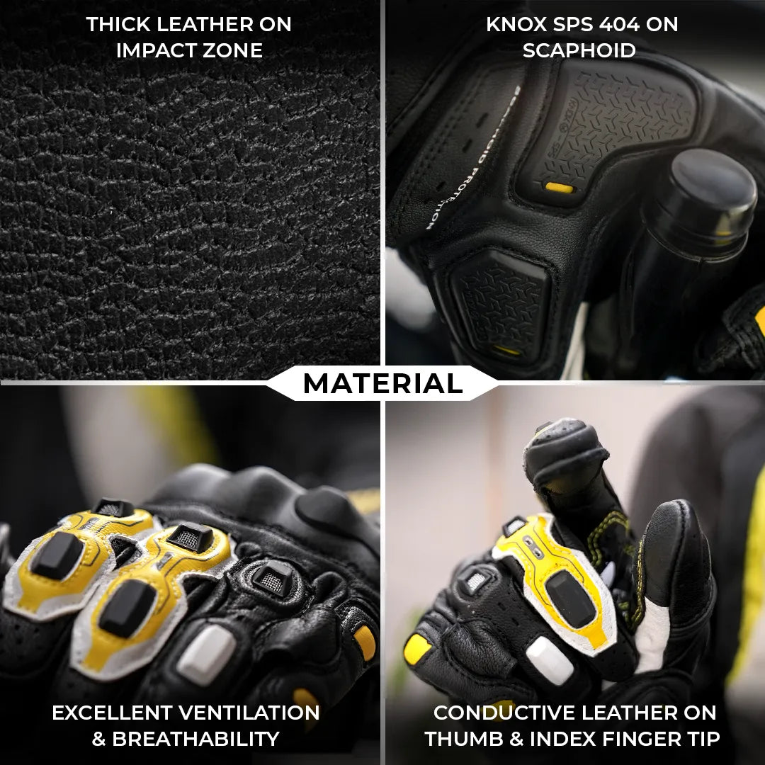 Viaterra Grid MK3 Full Gauntlet Motorcycle Gloves