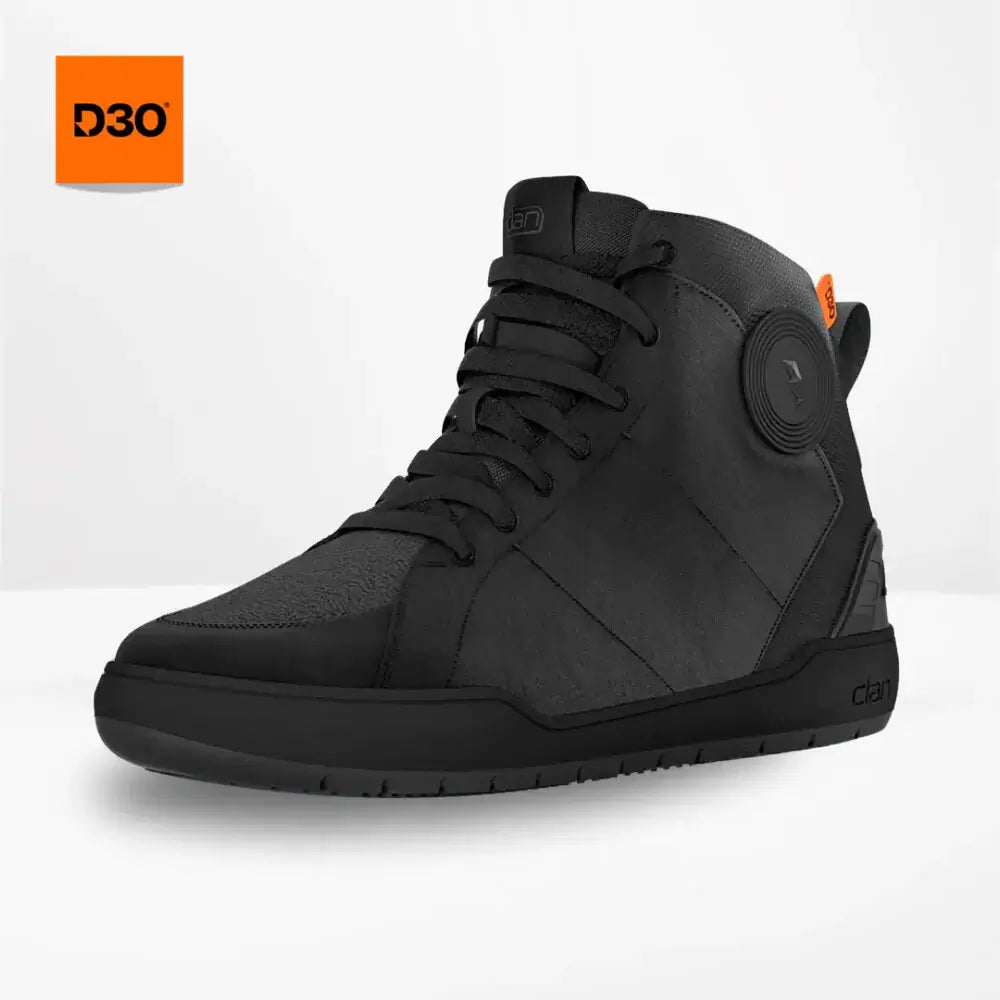 Clan Scout D3O Waterproof Black Riding Shoes