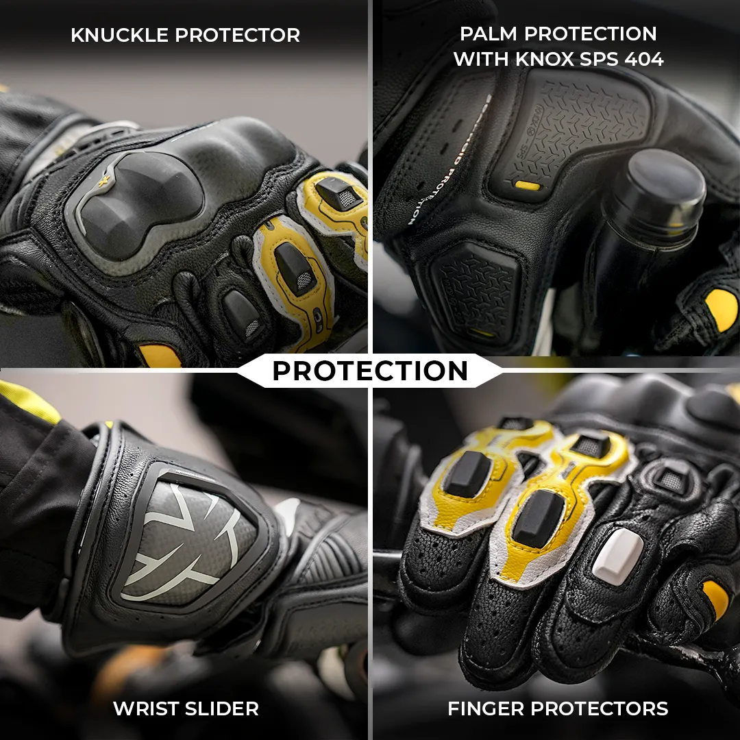 Viaterra Grid MK3 Full Gauntlet Motorcycle Gloves