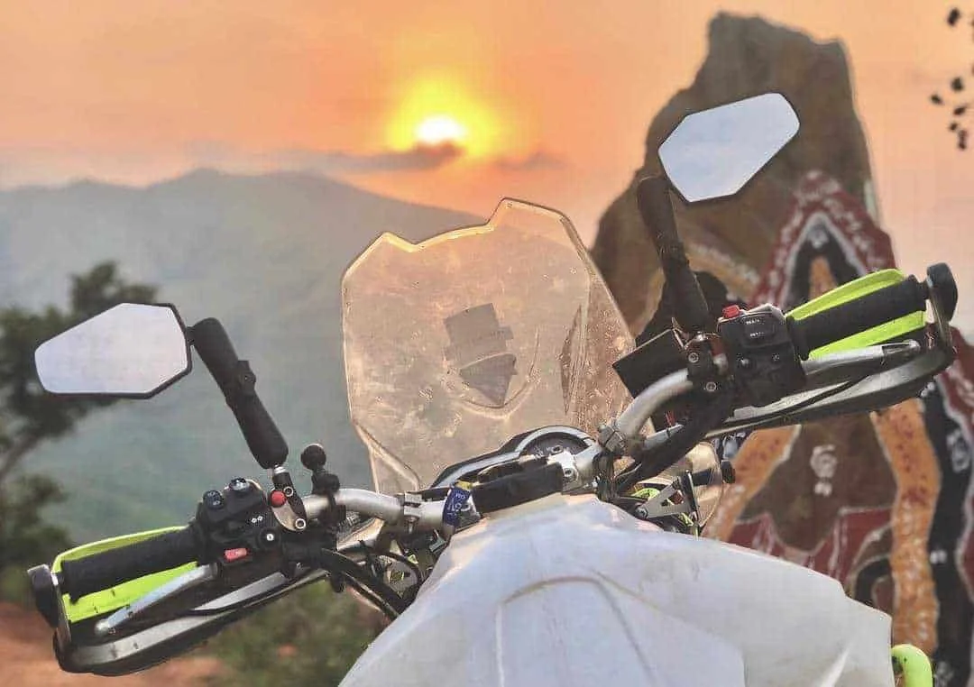 Doubletake Adventure Mirror - Heavy Duty Universal Motorcycle