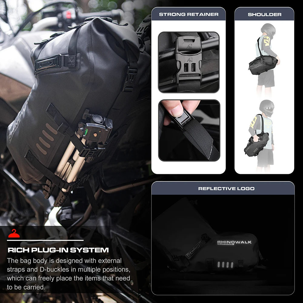 Rhinowalk MT1428 Motorcycle Waterproof Pannier/Saddle Bag