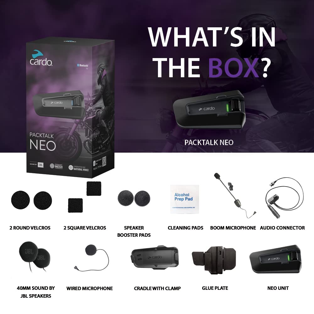Cardo Packtalk Neo Bluetooth Communication System