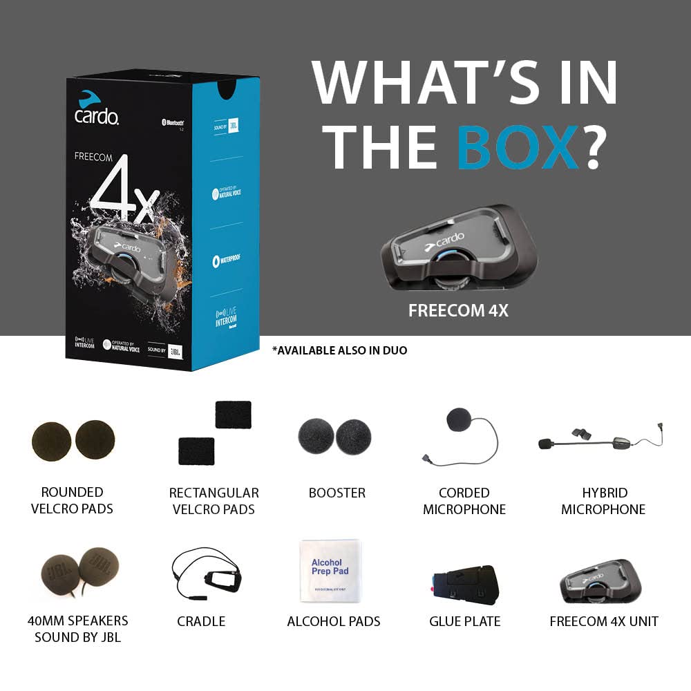 CardoFreecom 4X Bluetooth Communication System