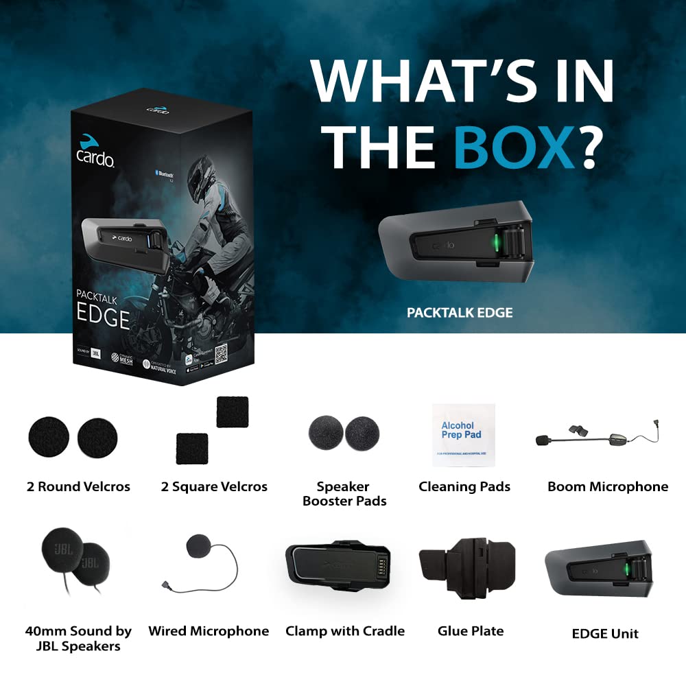 Cardo Packtalk Edge Bluetooth Communication System
