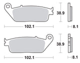 SBS Brake Pad 627 HS ( Front )