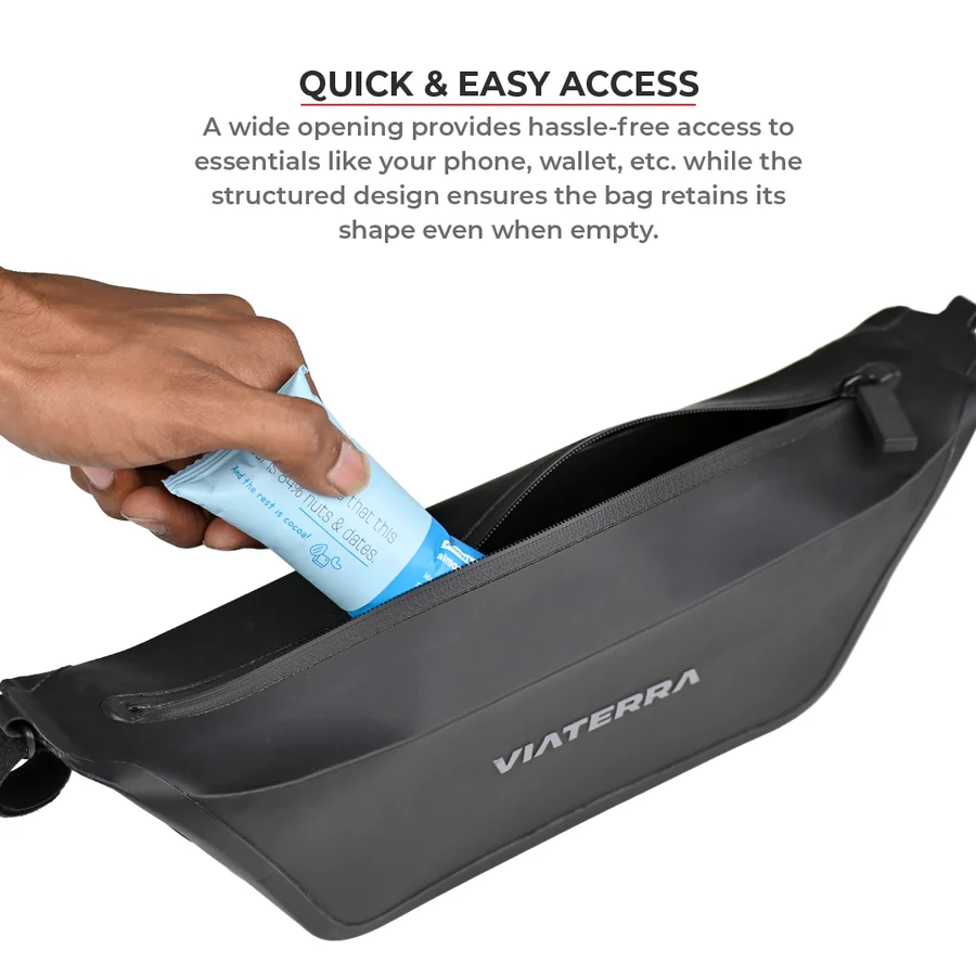 Viaterra 100% Waterproof Motorcycle Handlebar Bag