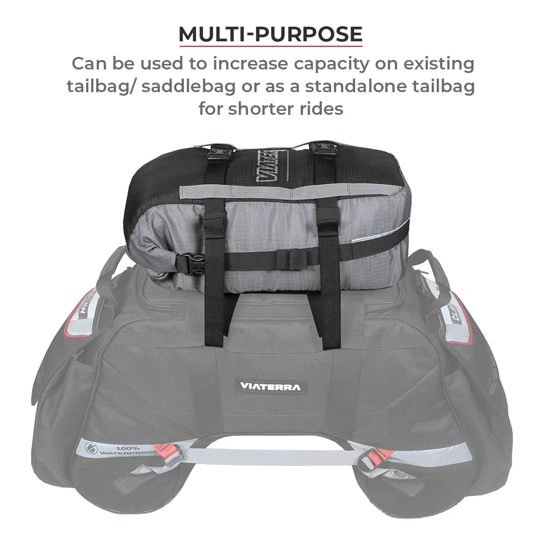 Viaterra POD 100% Waterproof Motorcycle Tail Bag