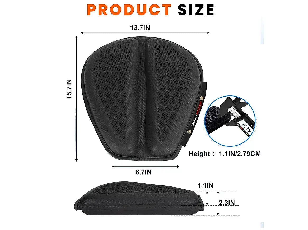 Grand Pitstop Air Gel Comfy Seat (Cruiser)
