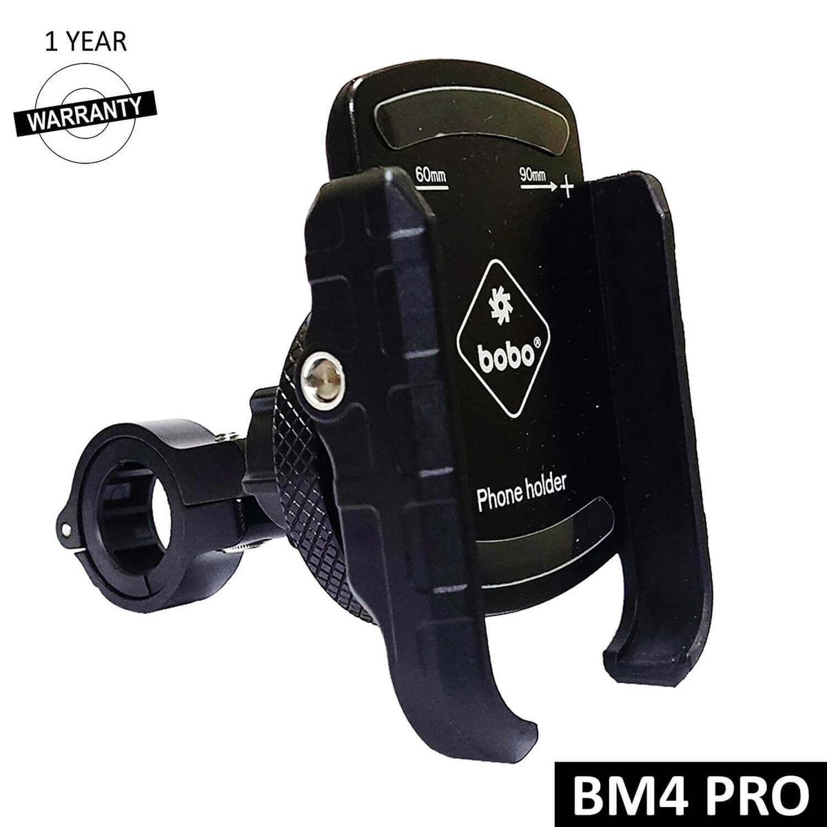 BOBO BM4 PRO Jaw-Grip Bike Phone Holder with Vibration Controller