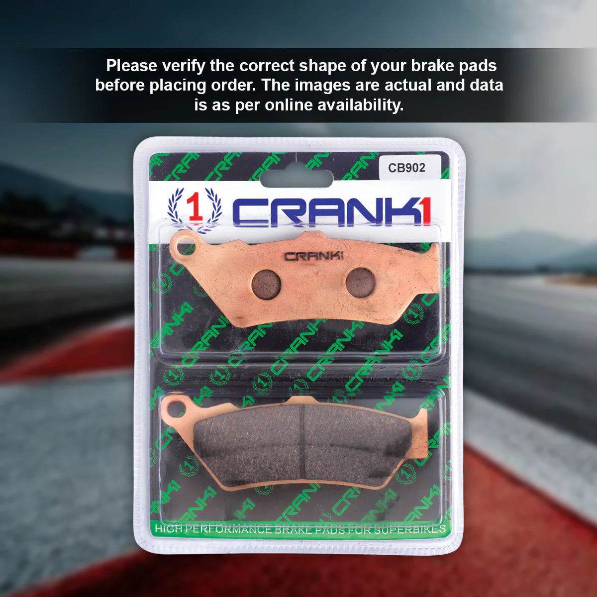 Crank1 Brake Pad (Front) - CB902