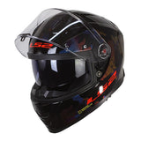LS2 FF810 Vector 2 Kamo Gloss Black Blue Helmet