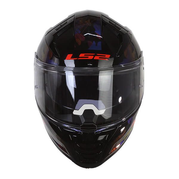 LS2 FF810 Vector 2 Kamo Gloss Black Blue Helmet