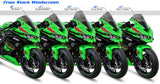Zero Gravity Corsa Light Smoke Windscreen for Ninja ZX-4RR/ ZX-25R