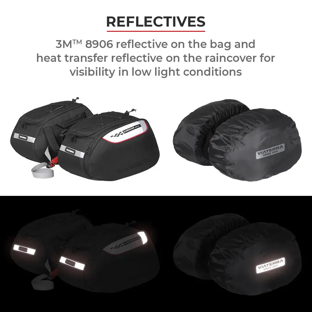 Viaterra Condor Solo Motorcycle Saddle Bag
