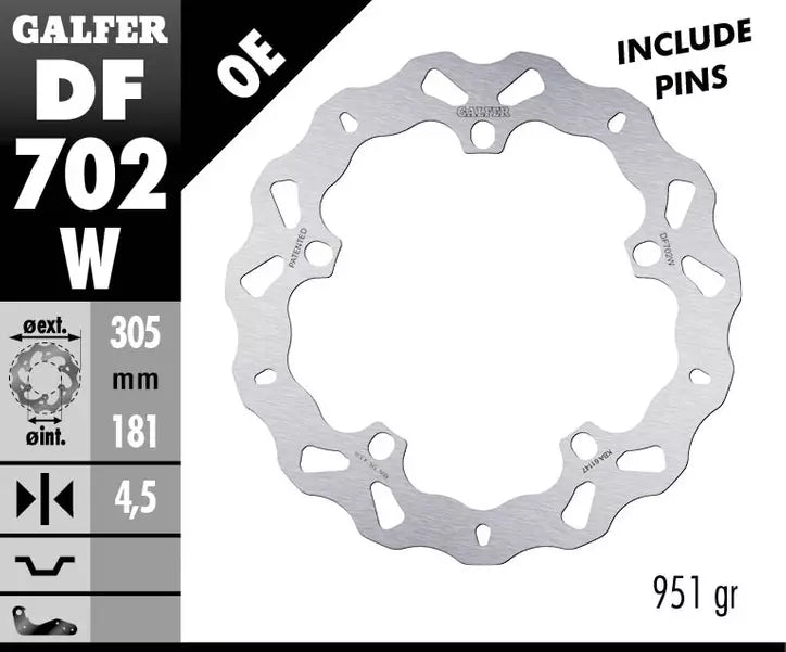 Galfer Brake Disc - BMW F850 GS (2018 - 23)
