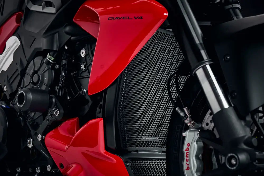 Evotech Radiator & Oil Cooler Guard Set for Daviel V4