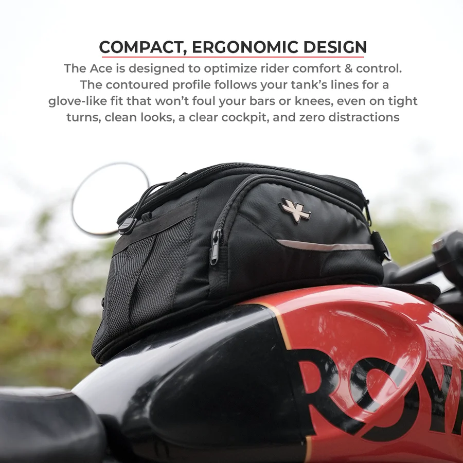 Viaterra Ace Magnetic Motorcyle Tank Bag