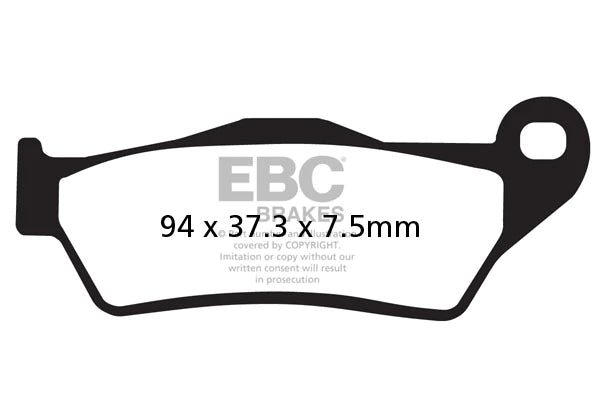 EBC Fully Sintered Brake Pads - FA181HH