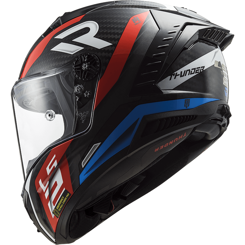 LS2 FF805 Thunder Carbon Supra Red Blue Helmet