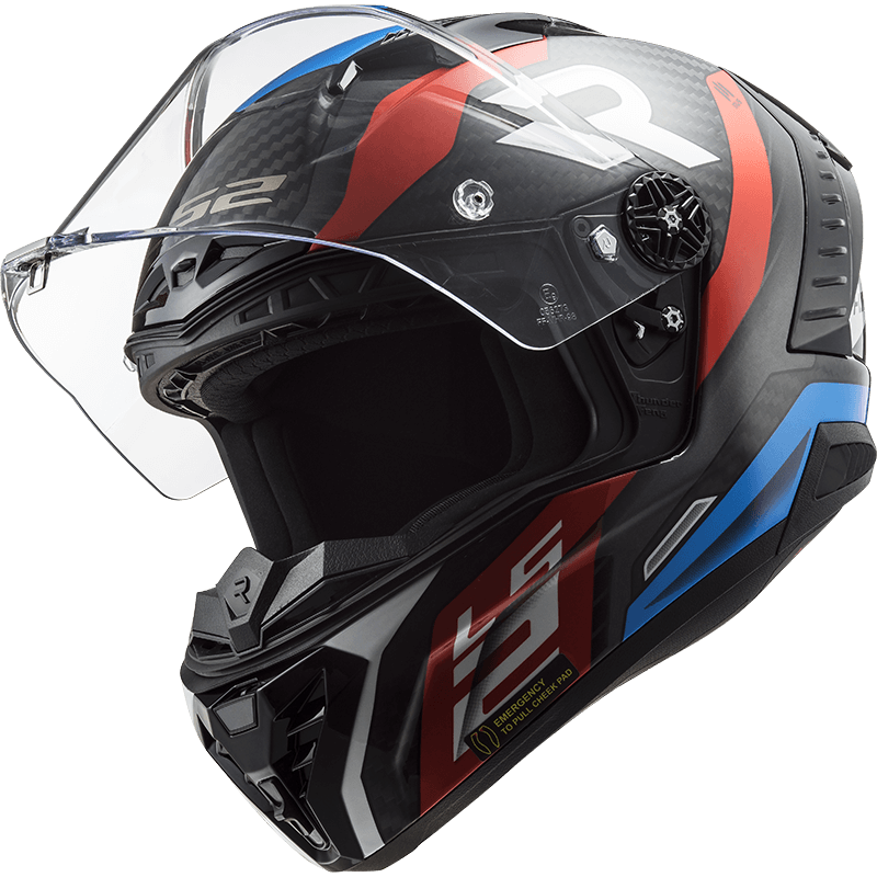LS2 FF805 Thunder Carbon Supra Red Blue Helmet