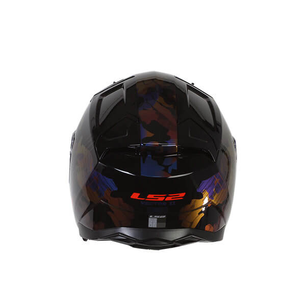 LS2 FF810 Vector 2 Kamo Gloss Black Blue Helmet