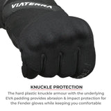 Viaterra Fender Grey Motorcycle Gloves
