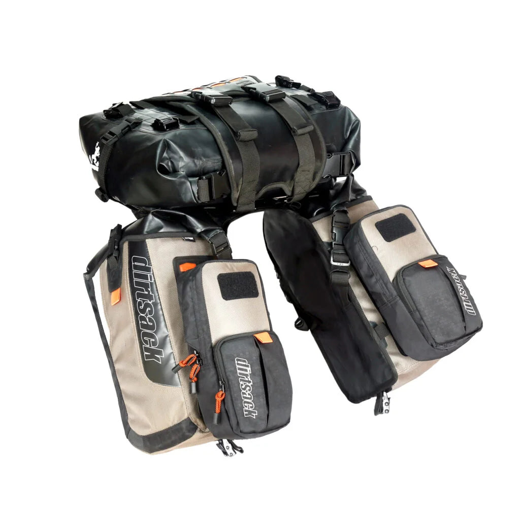 dirtsack saddle bag rain cover Dirtsack Erupt Rackless V2.0 Saddle Bag – Riderz Planet