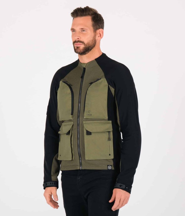 Knox Men’s Tor Armoured Shirt & Waterproof Shell - Sage Green