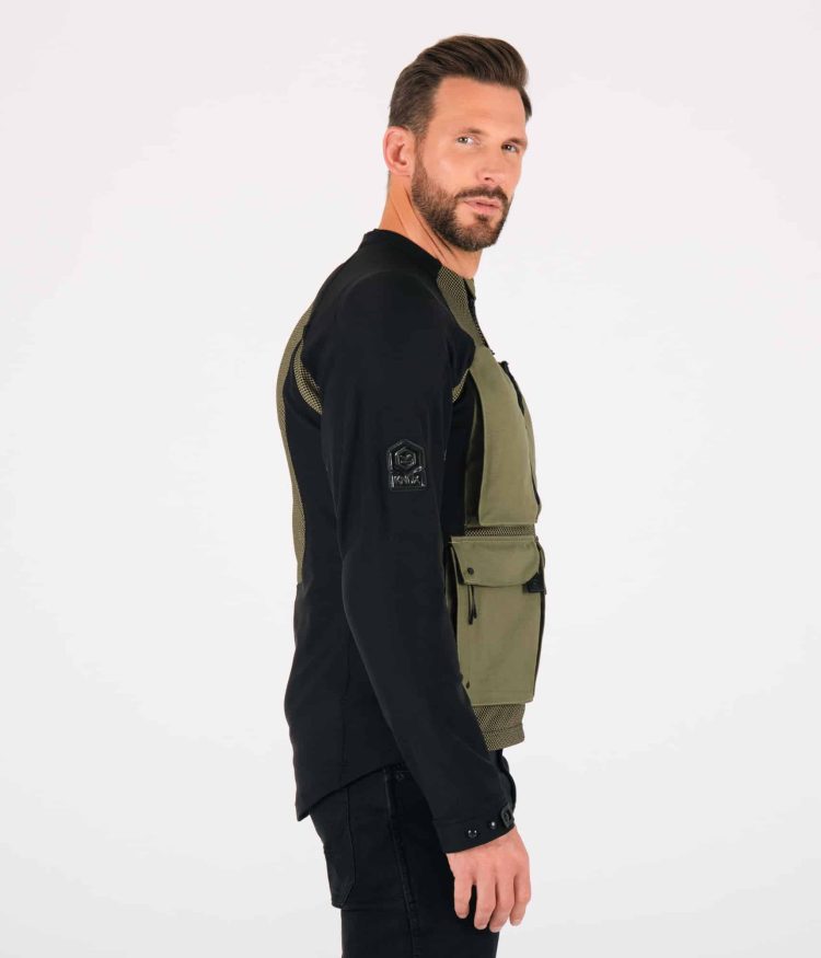 Knox Men’s Tor Armoured Shirt & Waterproof Shell - Sage Green
