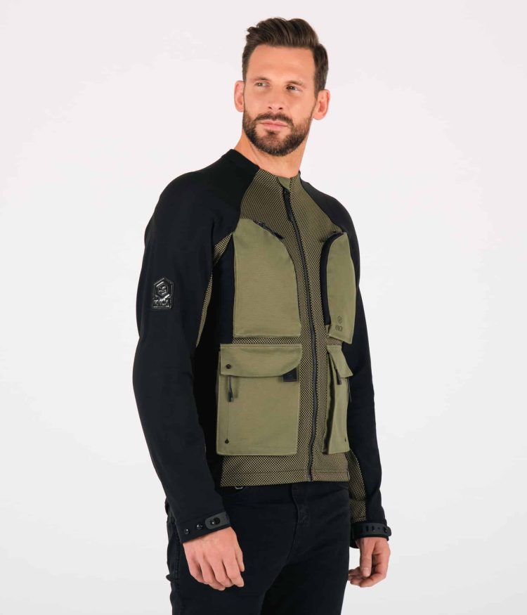 Knox Men’s Tor Armoured Shirt & Waterproof Shell - Sage Green