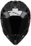 LS2 MX436 Pioneer 2 Hill Matt Helmet - Black White