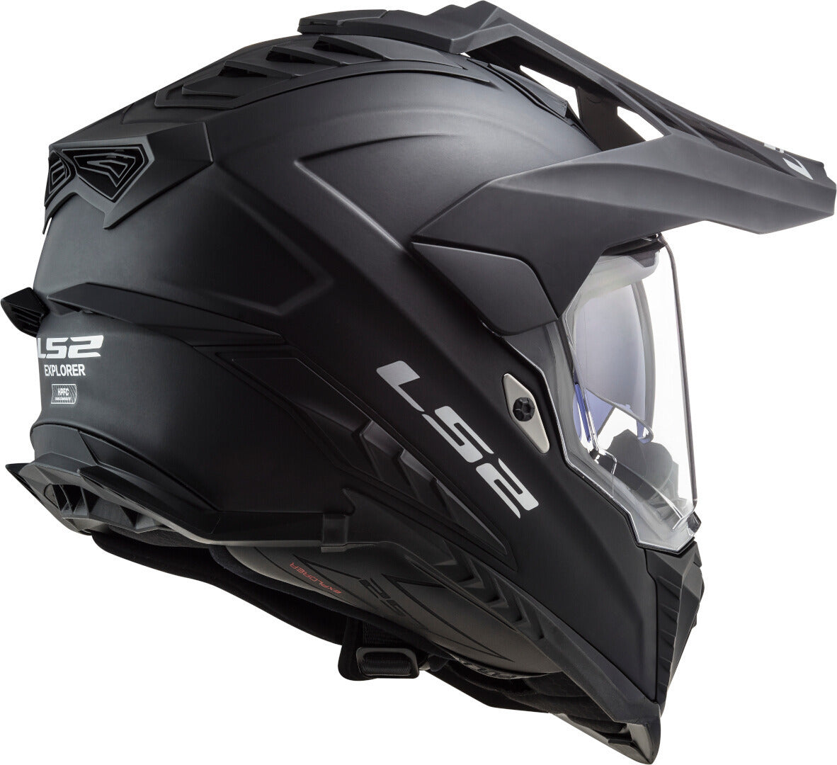 LS2 MX701 Explorer Solid Matt Helmet - Black