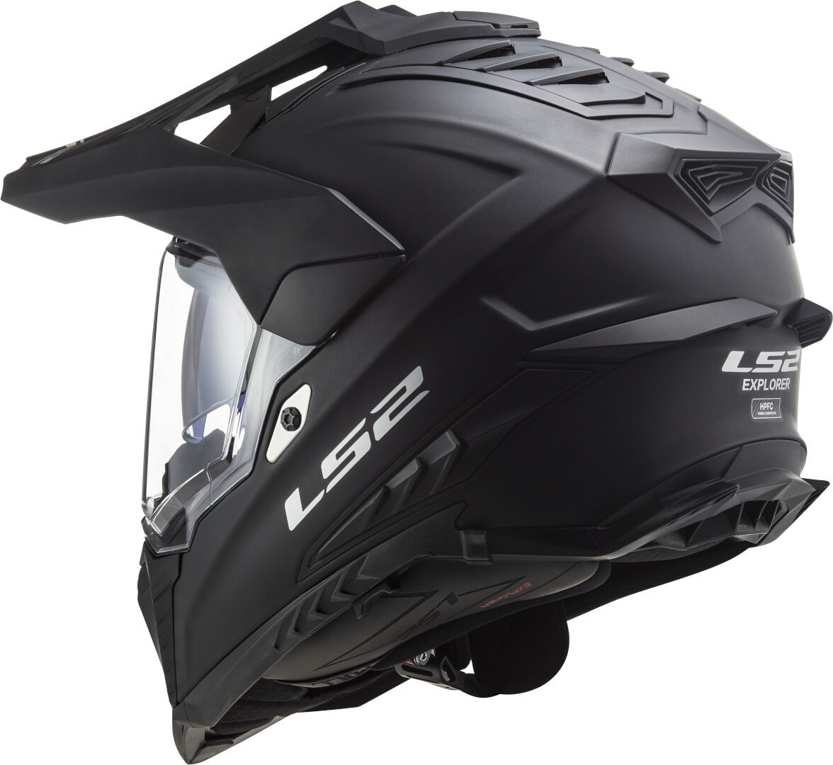 LS2 MX701 Explorer Solid Matt Helmet - Black