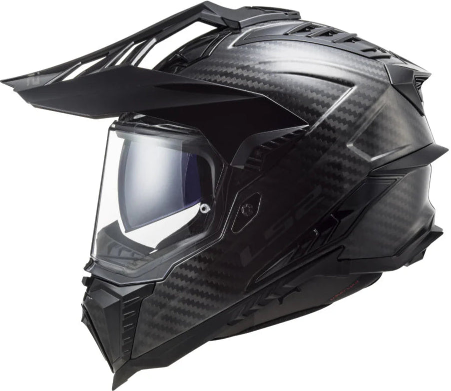 LS2 MX701 Explorer Solid Gloss Carbon Helmet