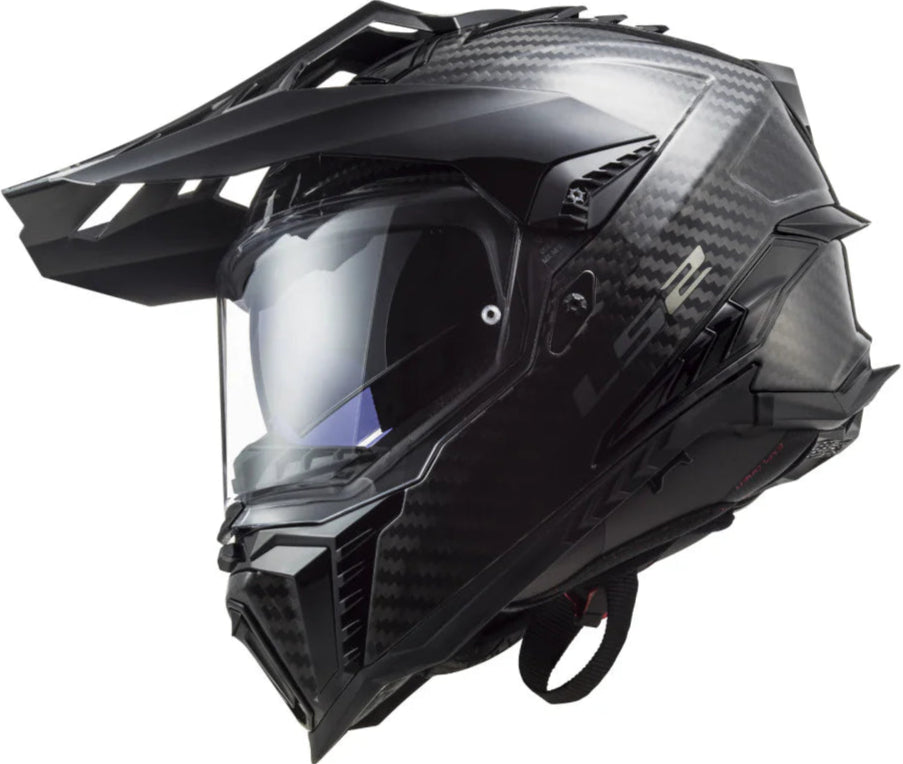LS2 MX701 Explorer Solid Gloss Carbon Helmet