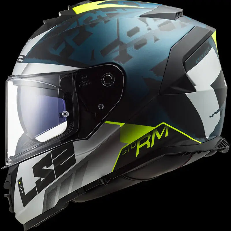 LS2 FF800 Storm 2 Sprinter Matt Sliver Cobalt-06 Helmet