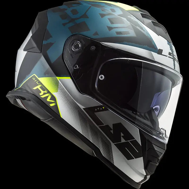 LS2 FF800 Storm 2 Sprinter Matt Sliver Cobalt-06 Helmet