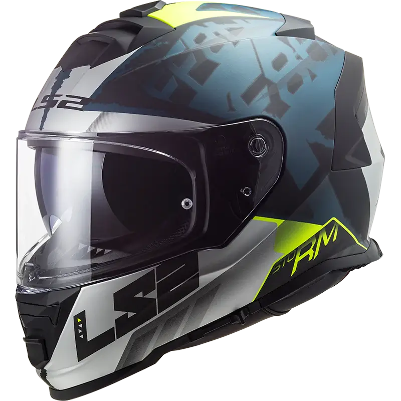 LS2 FF800 Storm 2 Sprinter Matt Sliver Cobalt-06 Helmet