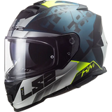 LS2 FF800 Storm 2 Sprinter Matt Sliver Cobalt-06 Helmet