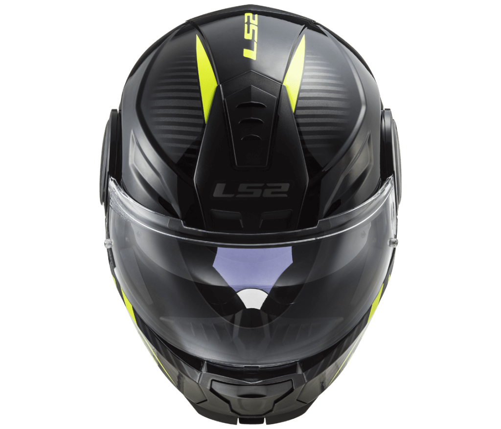 LS2 FF902 Scope Skid Black Hi-Vis Helmet