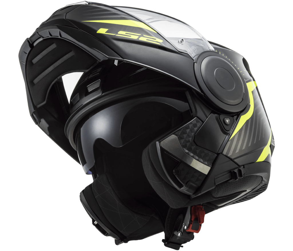 LS2 FF902 Scope Skid Black Hi-Vis Helmet