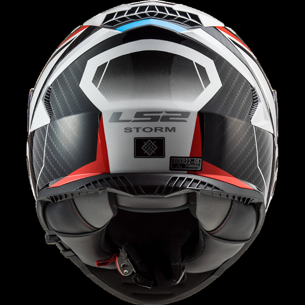 LS2 Storm 2 Racer Gloss Blue Red Helmet