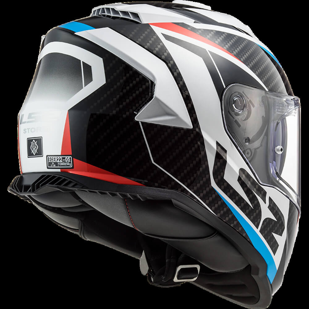 LS2 Storm 2 Racer Gloss Blue Red Helmet